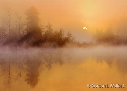 Foggy Sunrise_09267.jpg - Photographed along the Rideau Canal Waterway near Smiths Falls, Ontario, Canada